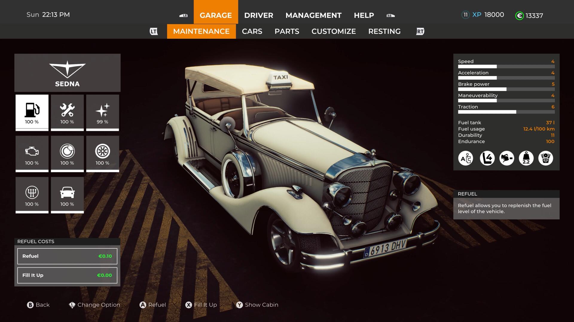 Taxi Life: A City Driving Simulator - VIP Vintage Convertible Car DLC ستيم كود رقمي
