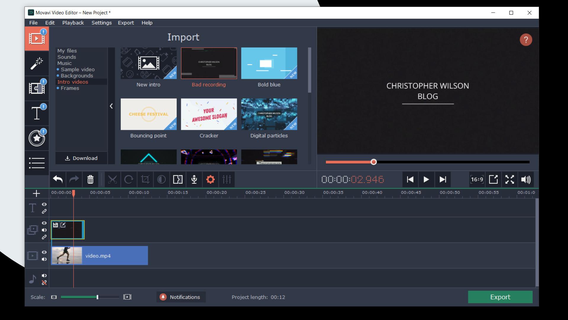 Movavi Video Editor بلس 2020 Effects - VHS Intro Pack DLC ستيم كود رقمي
