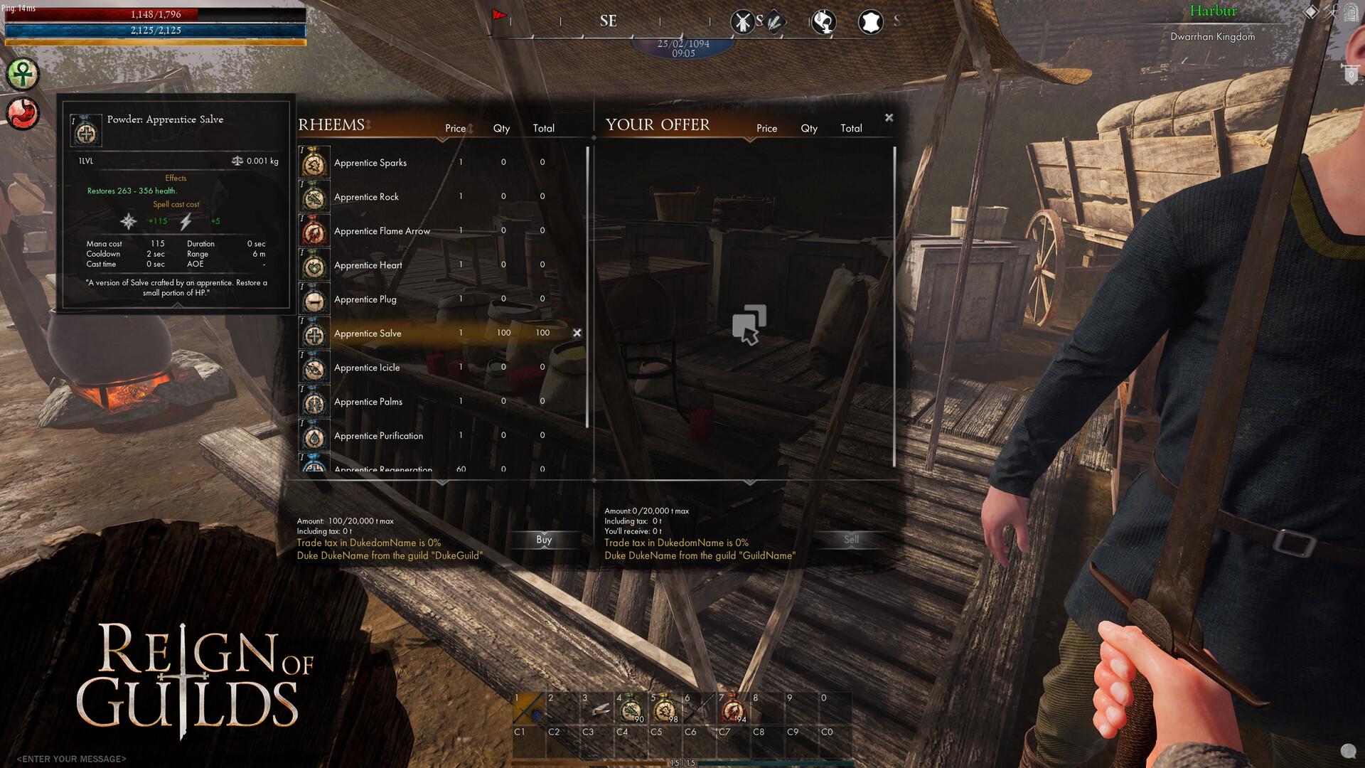 Reign Of Guilds بي سي ستيم حساب