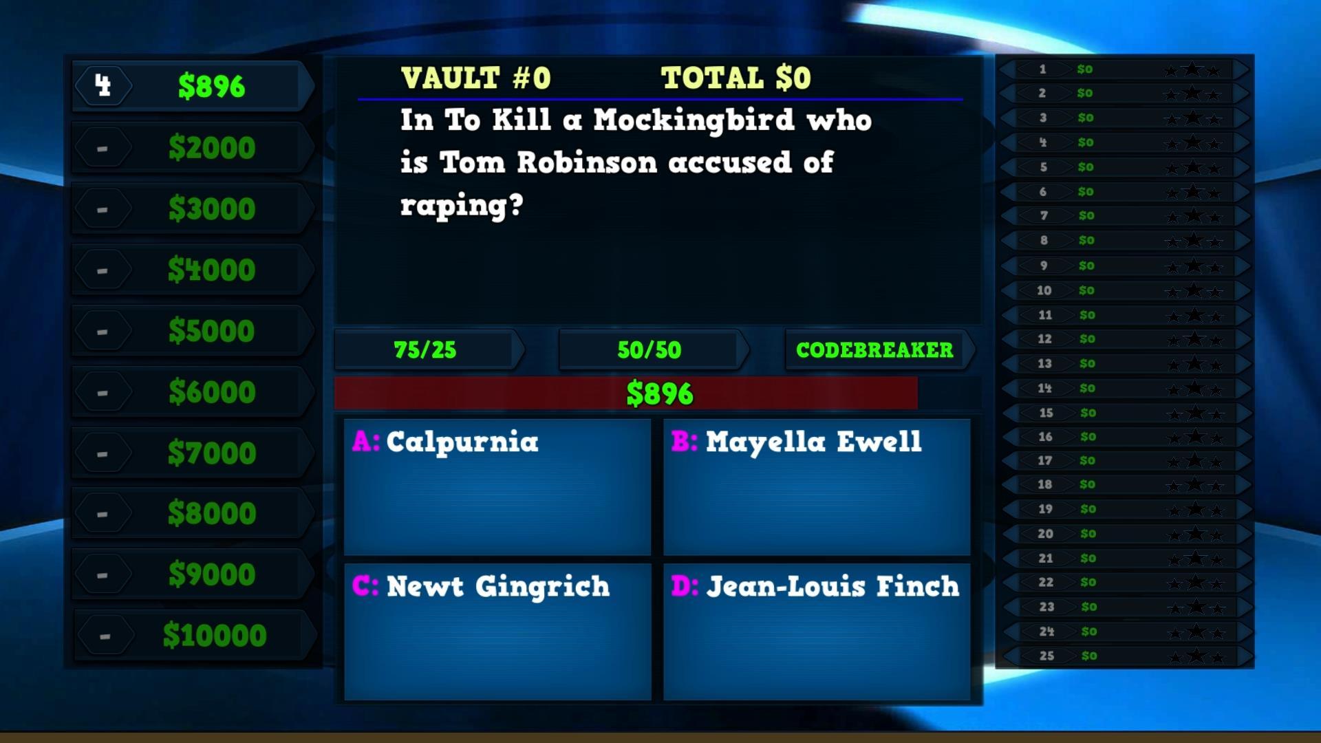 Trivia Vault Literature Trivia ستيم كود رقمي