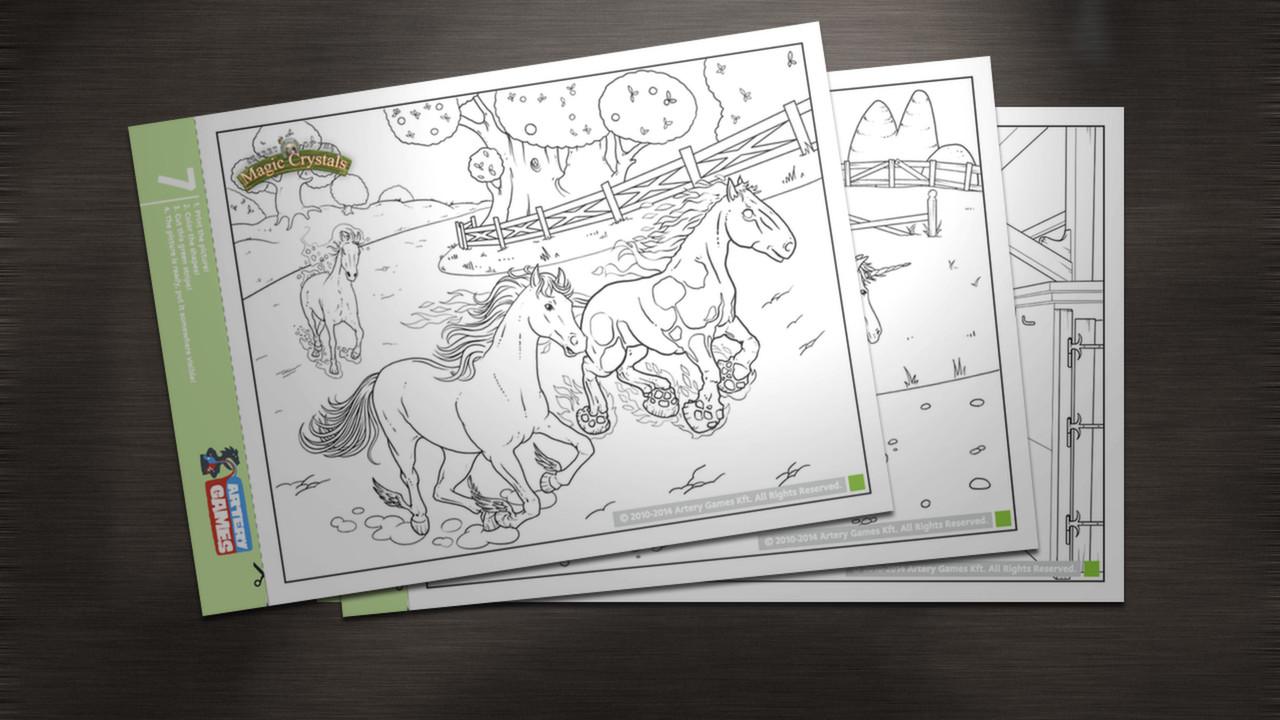 Secret Of The Magic Crystals - Soundtrack And Coloring Book DLC بي سي ستيم كود رقمي