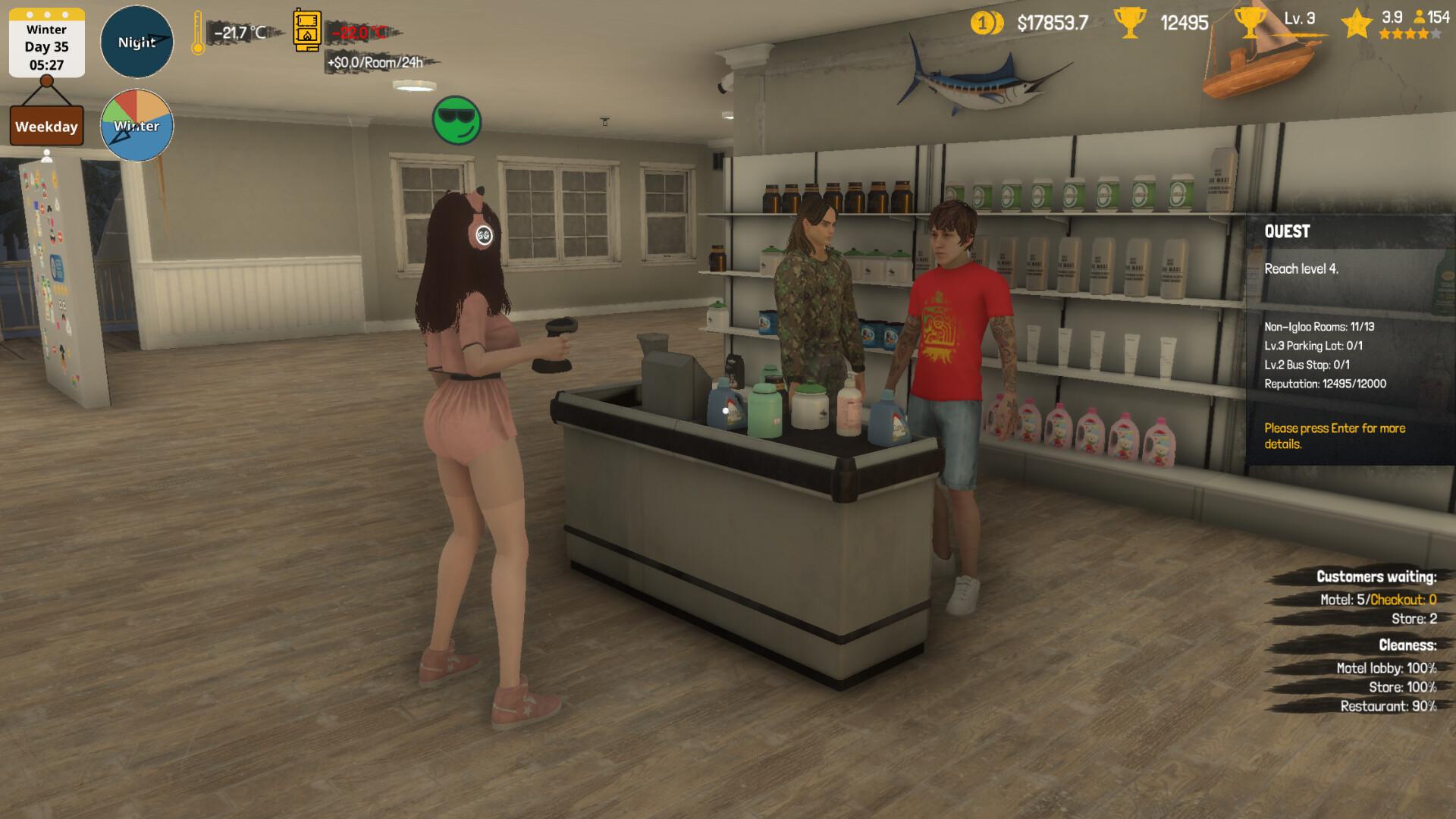 Arctic Motel Simulator بي سي ستيم حساب