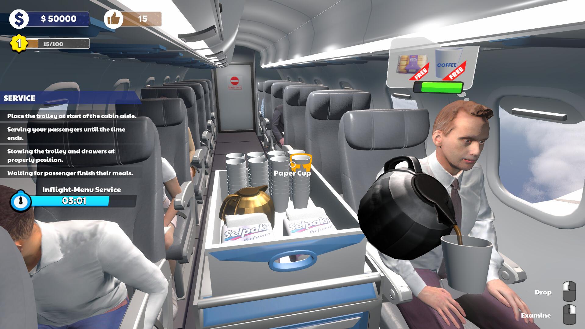 Cabin Crew Life Simulator بي سي ستيم حساب
