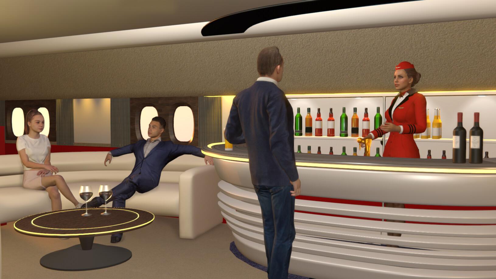 Cabin Crew Life Simulator بي سي ستيم حساب