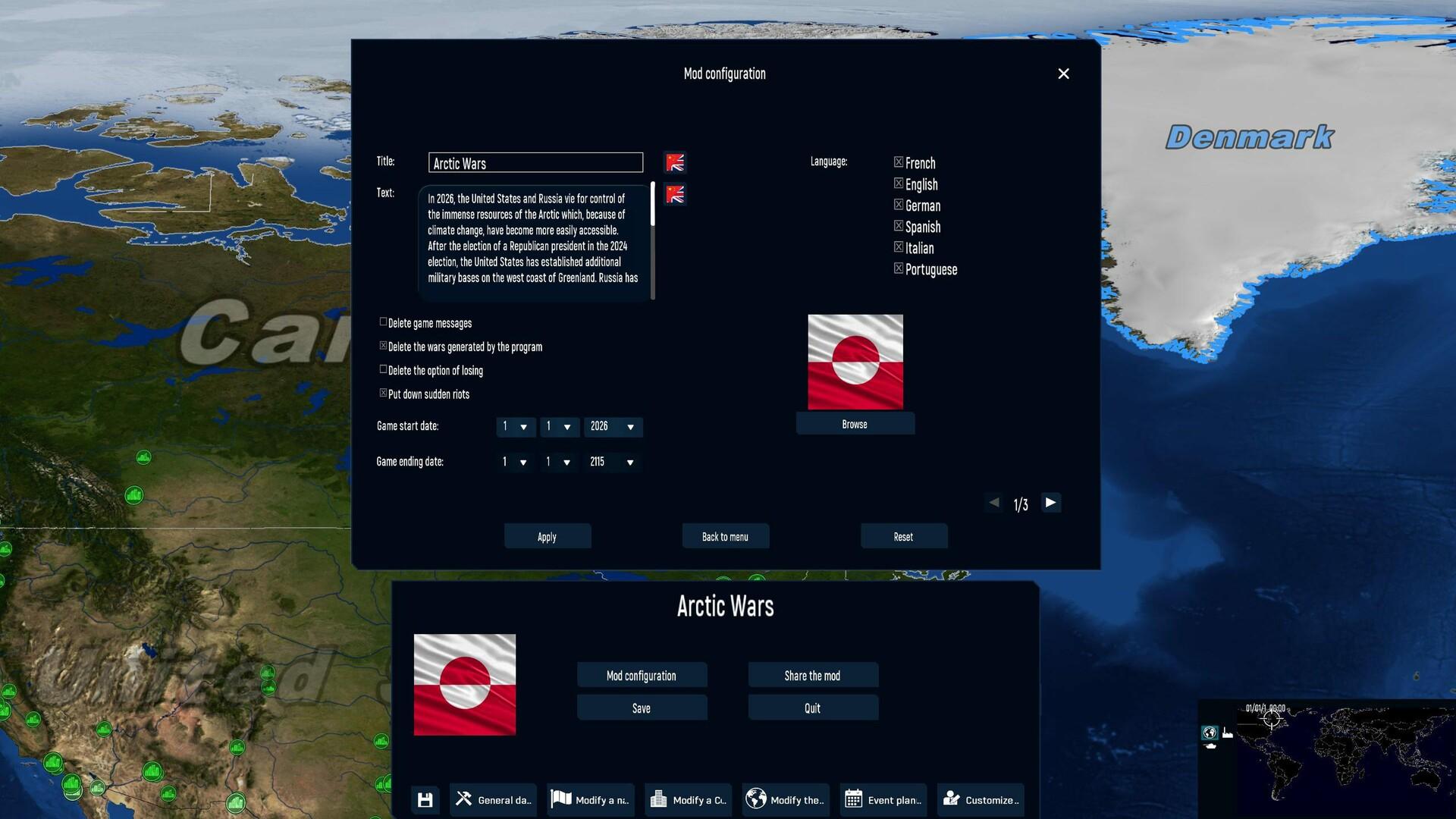 Geo-Political Simulator 5 - Modding Tool Add-On DLC بي سي ستيم كود رقمي