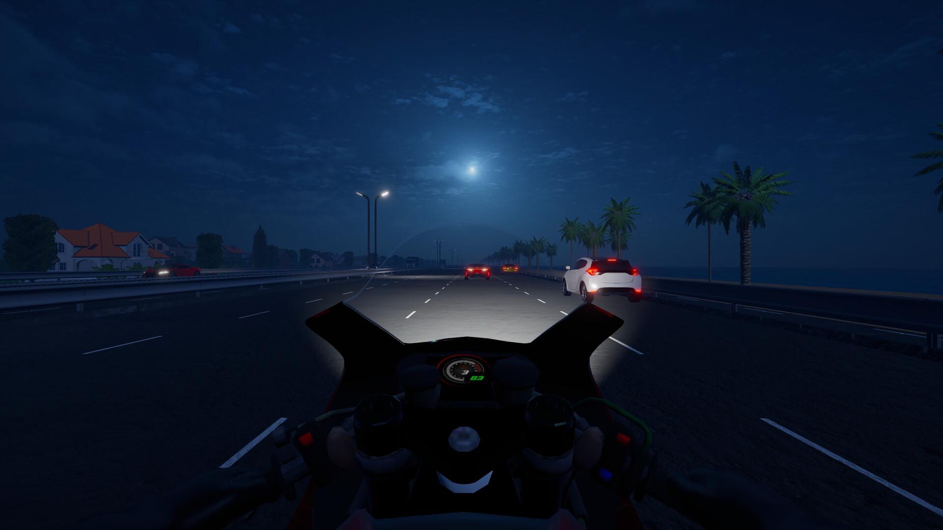 Motorcycle Night Ride بي سي ستيم كود رقمي