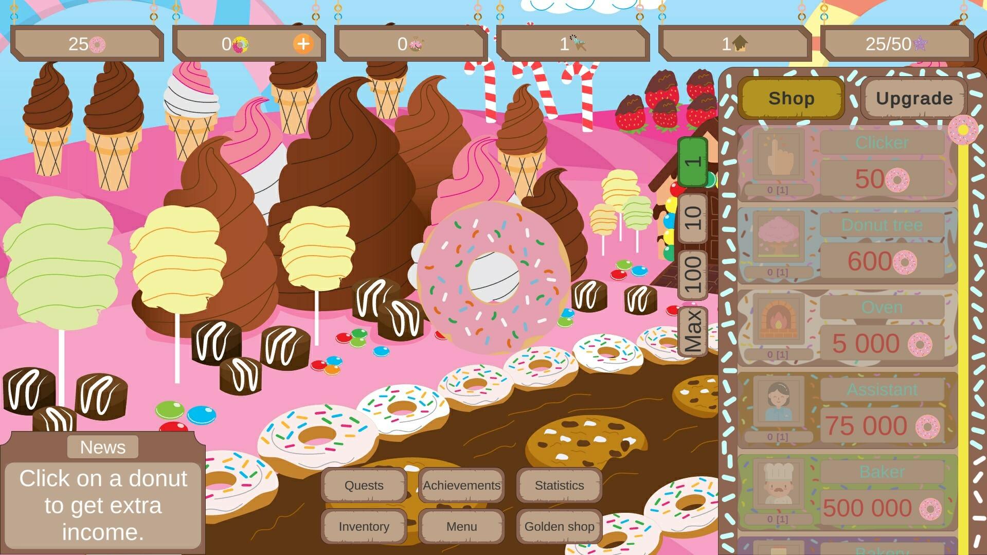 Donut Land Clicker بي سي ستيم كود رقمي