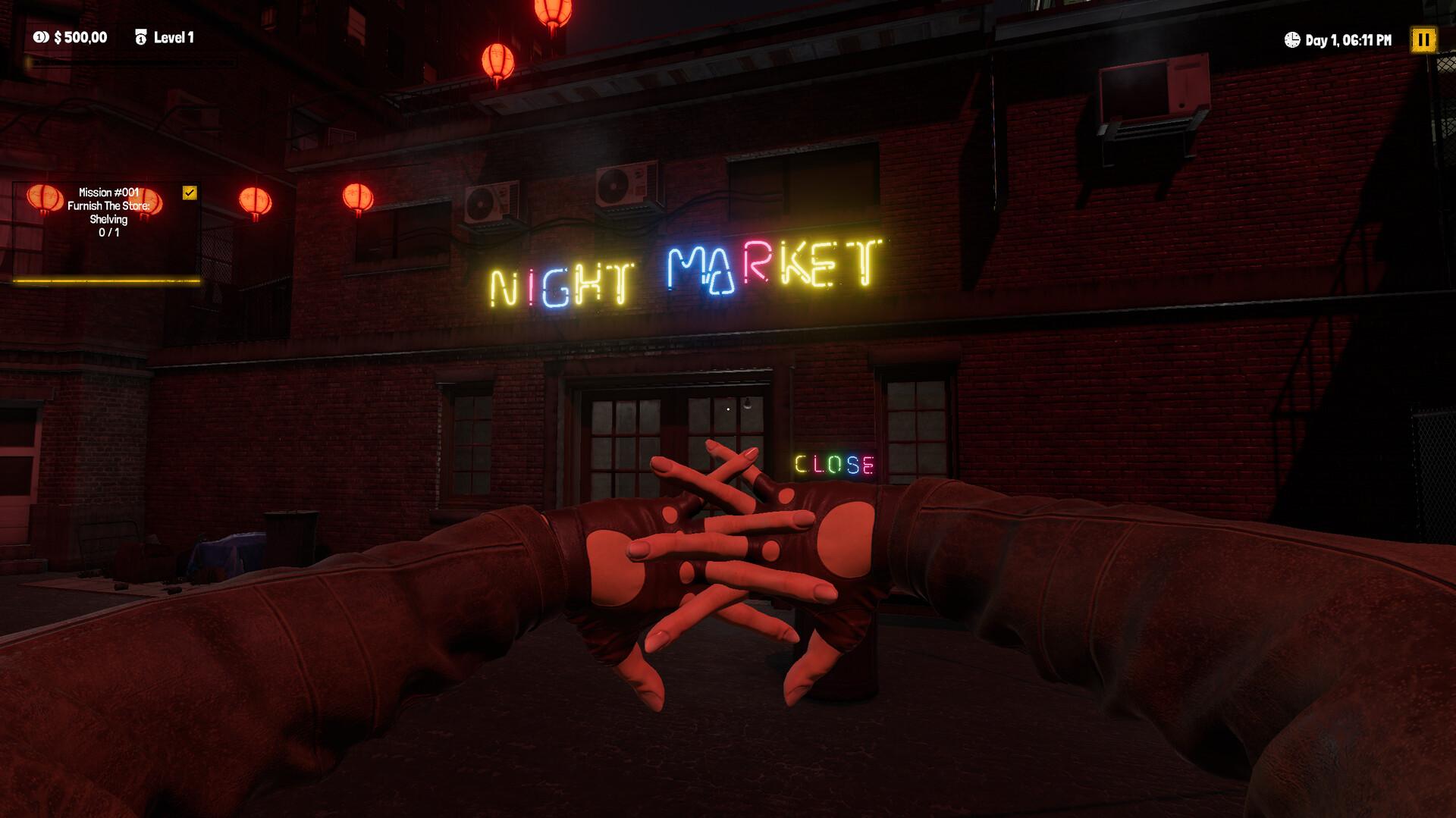 Night Market Simulator بي سي ستيم كود رقمي
