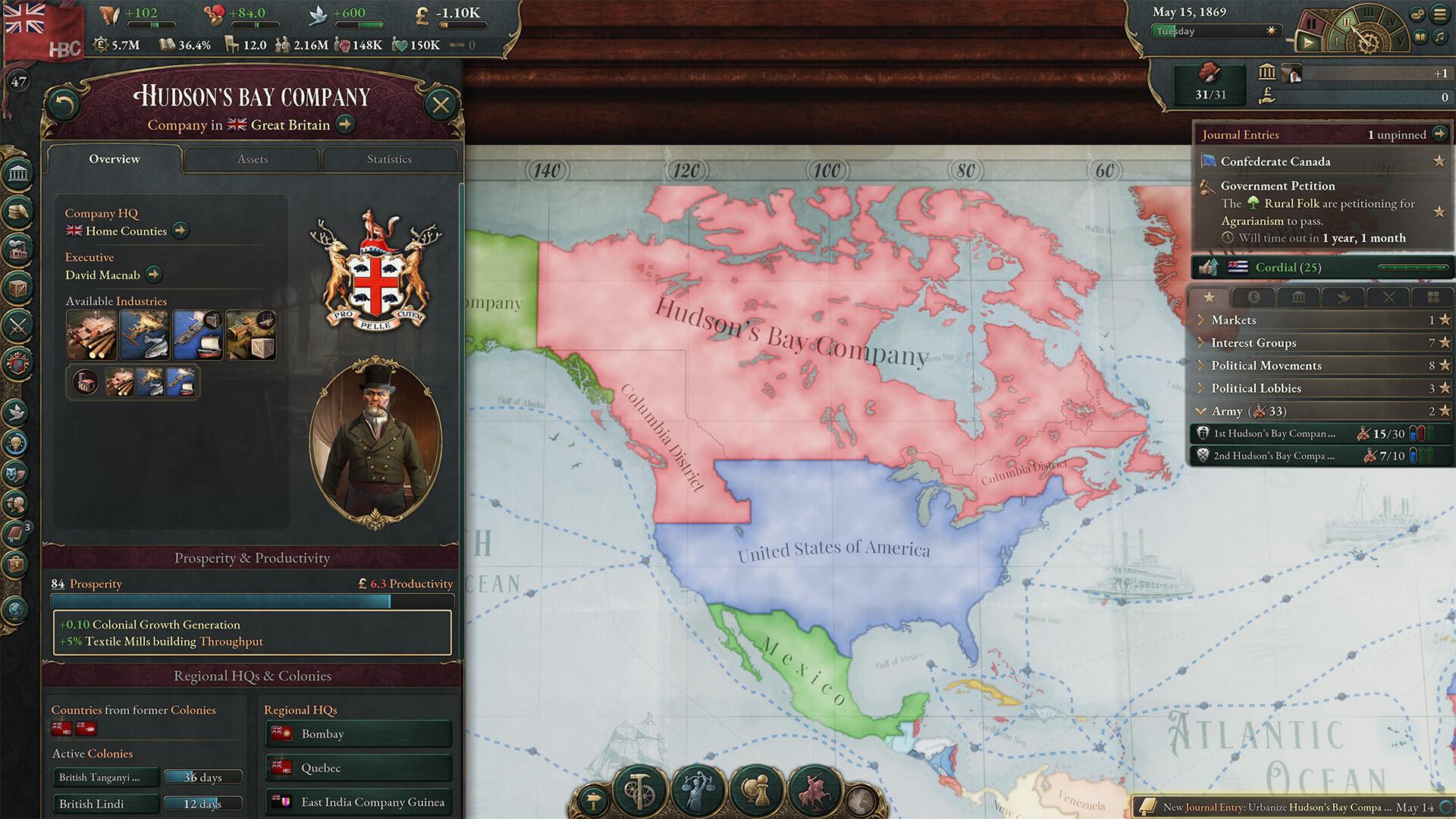 Victoria 3 - Charters Of Commerce DLC بي سي ستيم كود رقمي