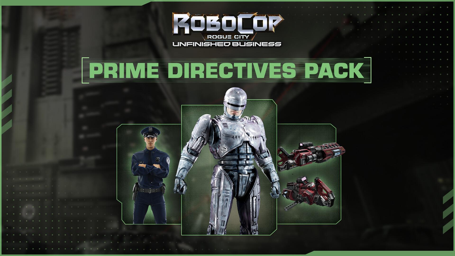 Robocop Rogue City Unfinished Business - Prime Directives Pack DLC بي سي ستيم كود رقمي