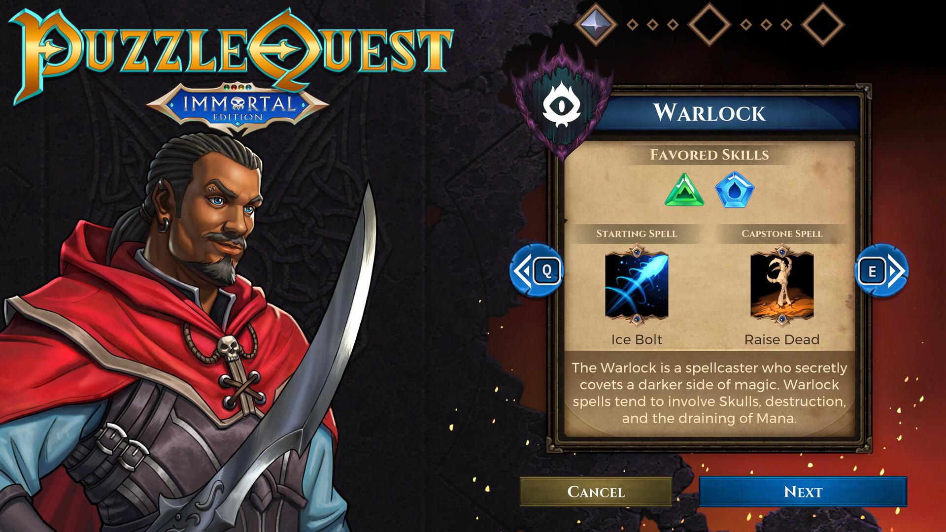 Puzzle Quest: Immortal اصدار بي سي ستيم كود رقمي