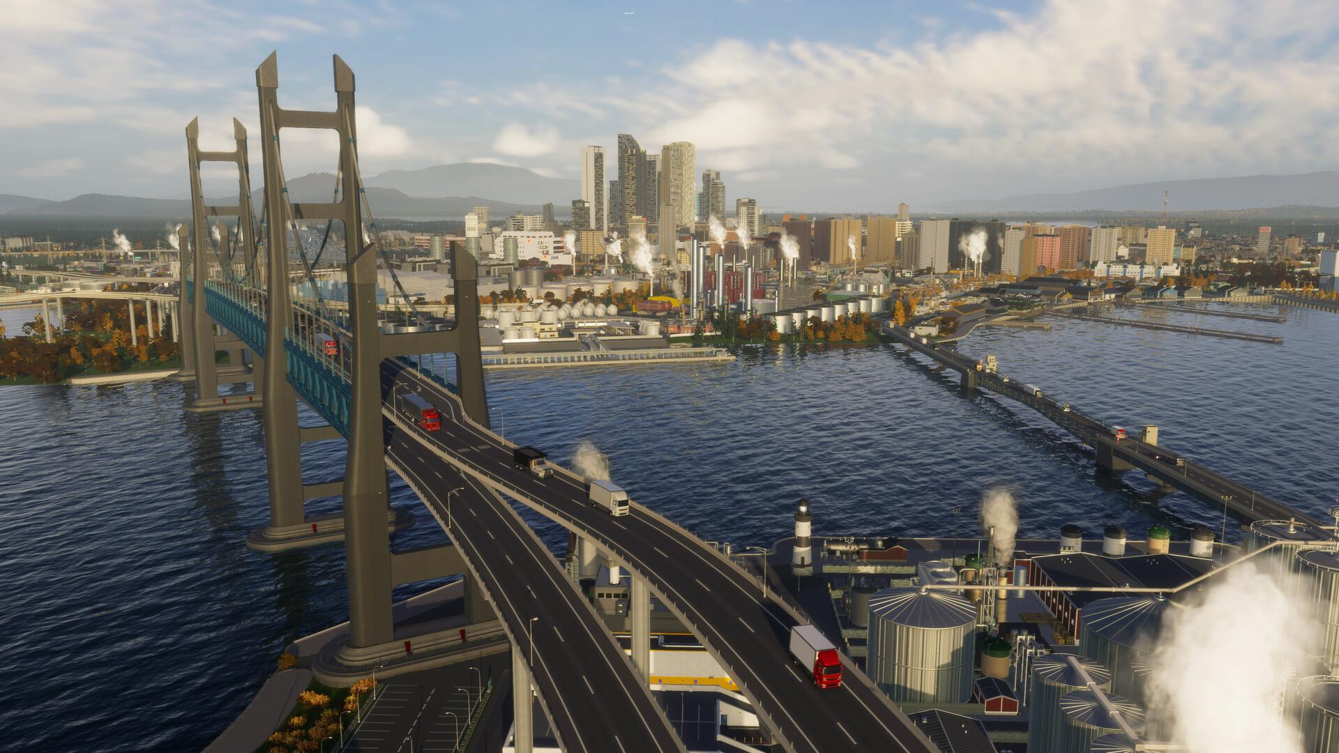 Cities: Skylines II - Bridges & Ports DLC اوروبي بي سي ستيم كود رقمي