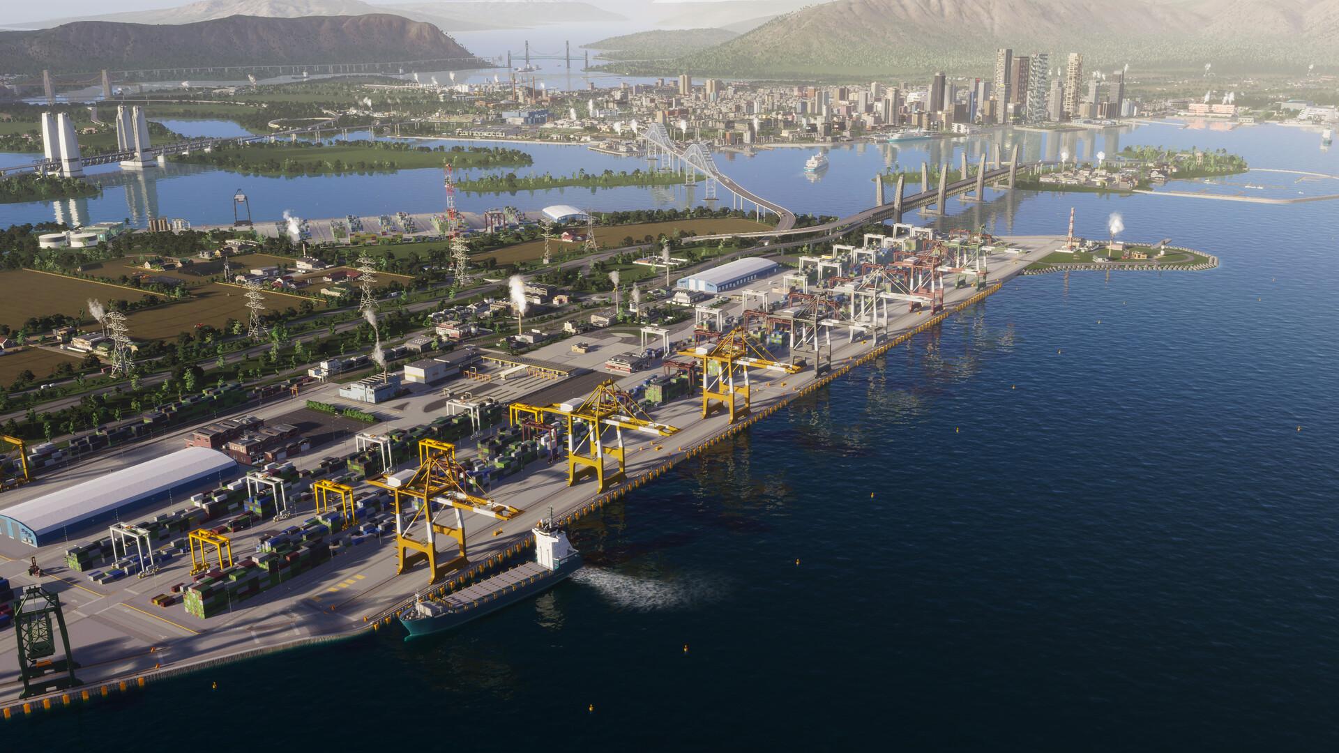 Cities: Skylines II - Bridges & Ports DLC اوروبي بي سي ستيم كود رقمي