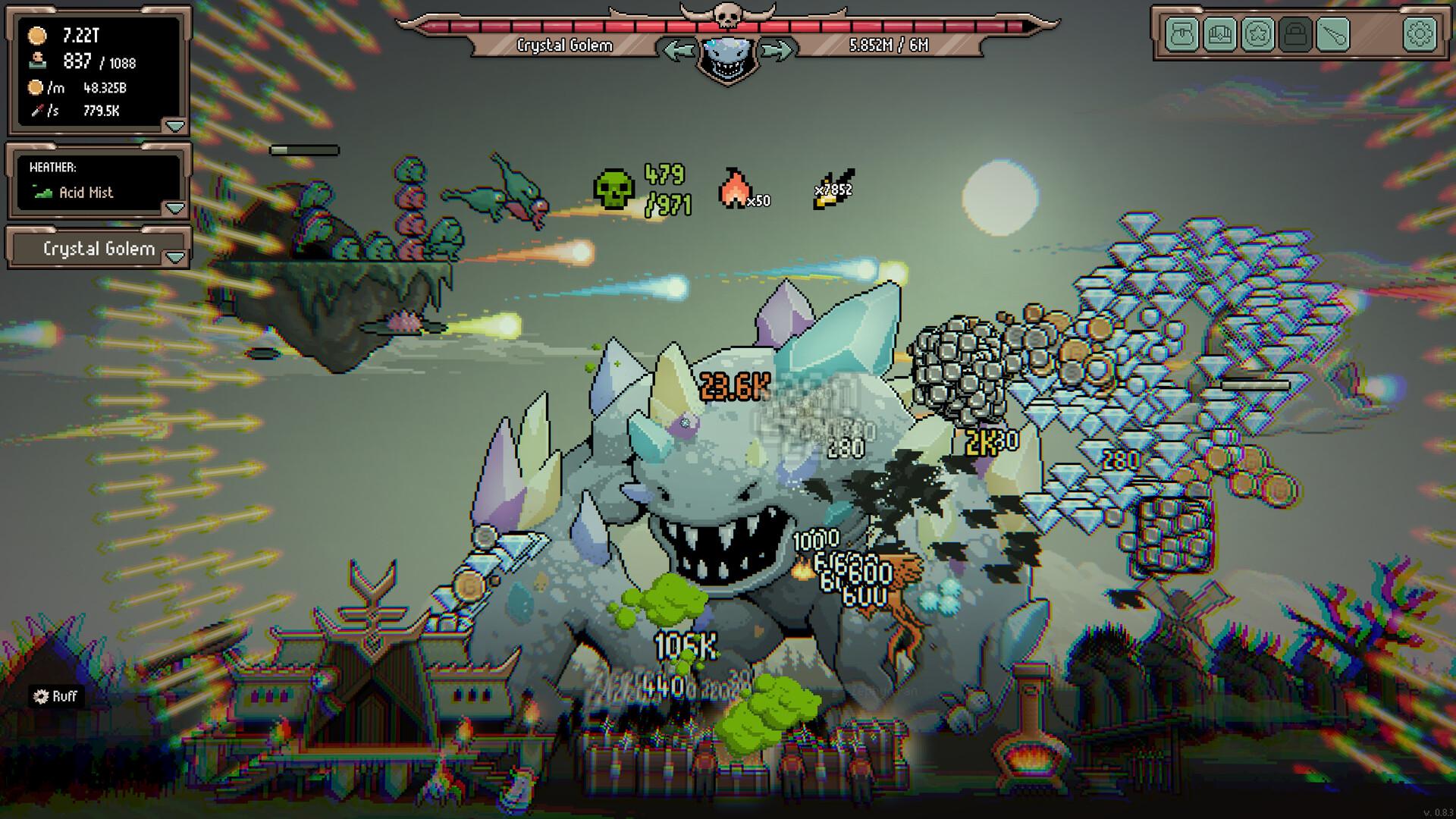 IDLE BOSS RUSH بي سي ستيم حساب