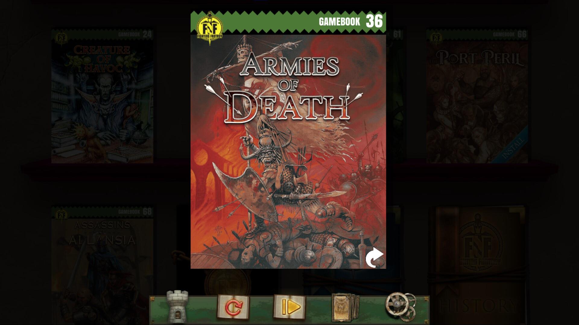 Fighting Fantasy Classics - Armies Of Death DLC بي سي ستيم كود رقمي