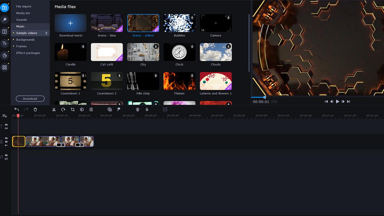 Movavi Video Editor 2025 - Cinematic Set DLC بي سي ستيم كود رقمي