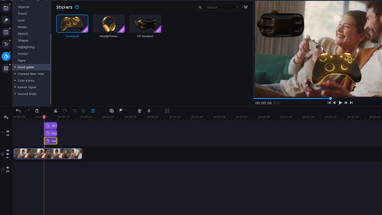 Movavi Video Editor 2025 - Cinematic Set DLC بي سي ستيم كود رقمي