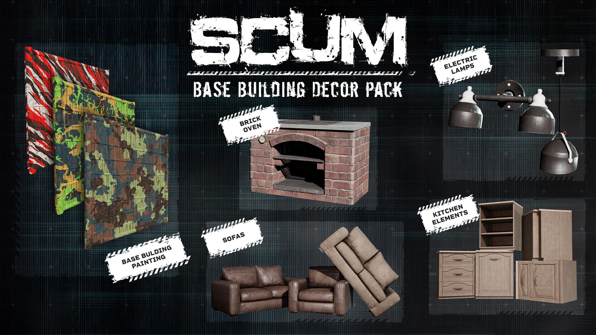SCUM - Base Building Decor DLC بي سي ستيم كود رقمي