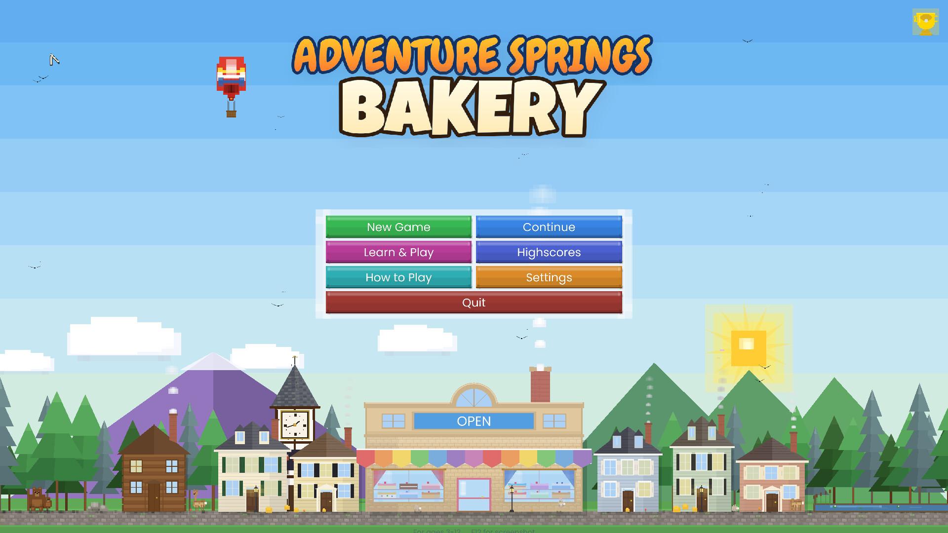 Adventure Springs Bakery بي سي ستيم كود رقمي