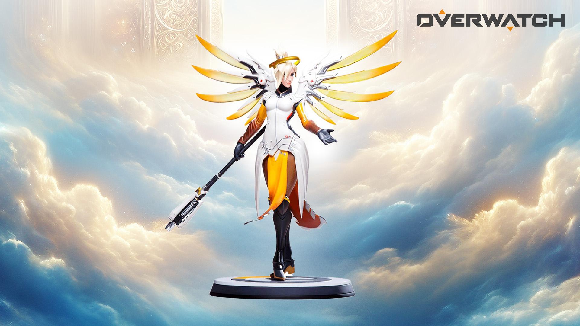 Overwatch - Mercy Statue اوروبي Prismyx Voucher