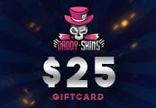 DaddySkins 25 USD هدية بطاقة