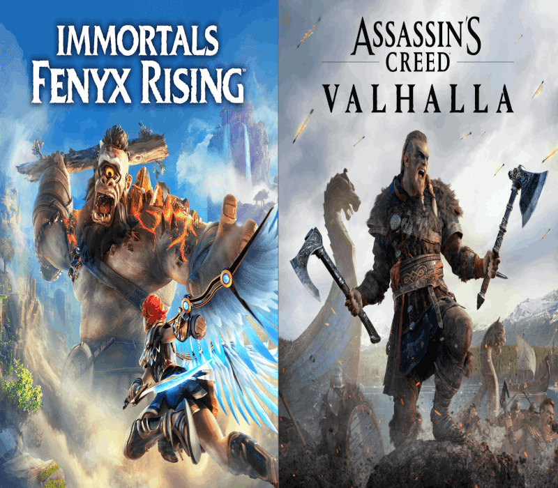 Assassin's Creed Valhalla + Immortals Fenyx Rising Bundle EU XBOX One / Xbox Series X|S CD Key