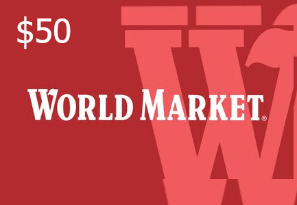 Cost بلس World Market $50 هدية بطاقة امريكي