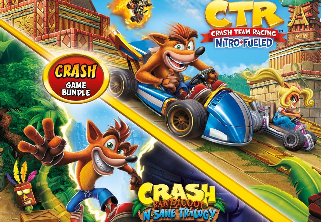 Crash Bandicoot حزمة - N. Sane Trilogy + CTR Nitro-Fueled اوروبي اكسبوكس 1 / إكس بوكس سيريس X|S كود رقمي