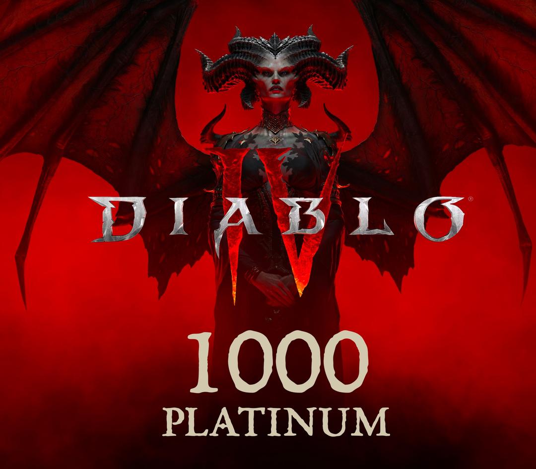 Diablo IV - 1000 Platinum Voucher US XBOX One / Xbox Series X|S CD Key
