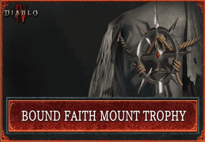 Diablo IV - Bound Faith Mount Trophy DLC ASIA باتل.نت كود رقمي