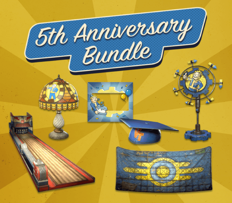 Fallout 76 - 5th Anniversary Bundle DLC PC Windows 10 CD Key