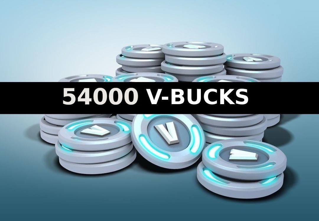 Fortnite - 54000 V-Bucks ايبك قيمز / اكسبوكس 1 / إكس بوكس سيريس X|S حساب