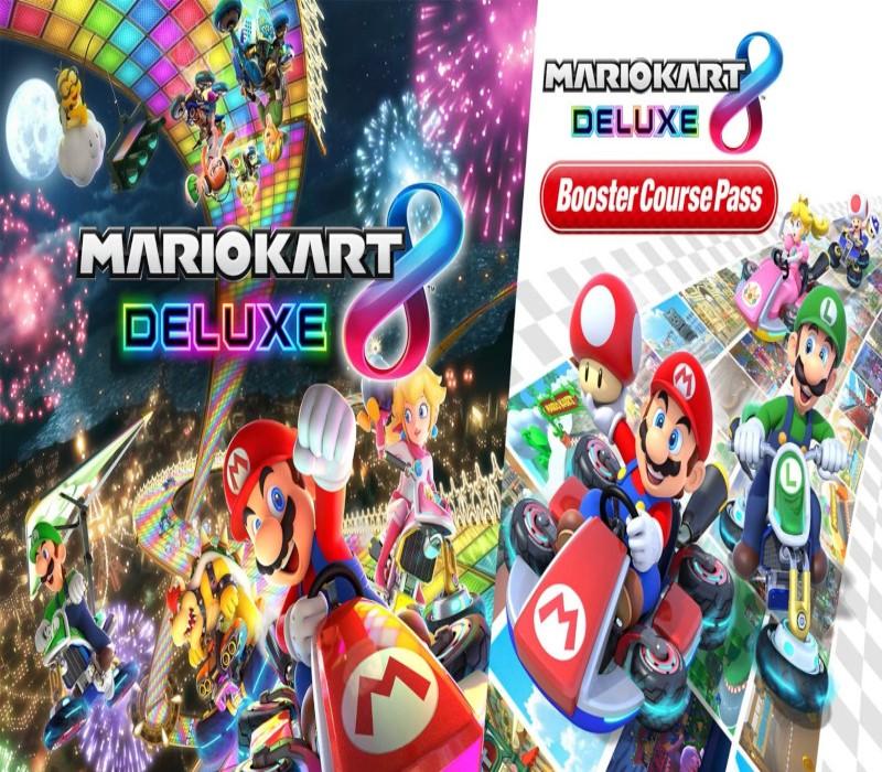 Mario Kart 8 - ديلوكس حزمة (Game + Booster Course Pass) امريكي نينتندو سويتش كود رقمي