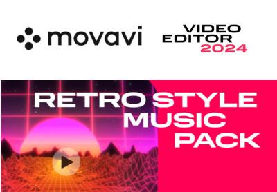 Movavi Video Editor 2024 - Retro Style Music Pack DLC ستيم كود رقمي
