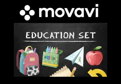 Movavi Video Editor بلس 2021 Effects - Education Set ستيم كود رقمي