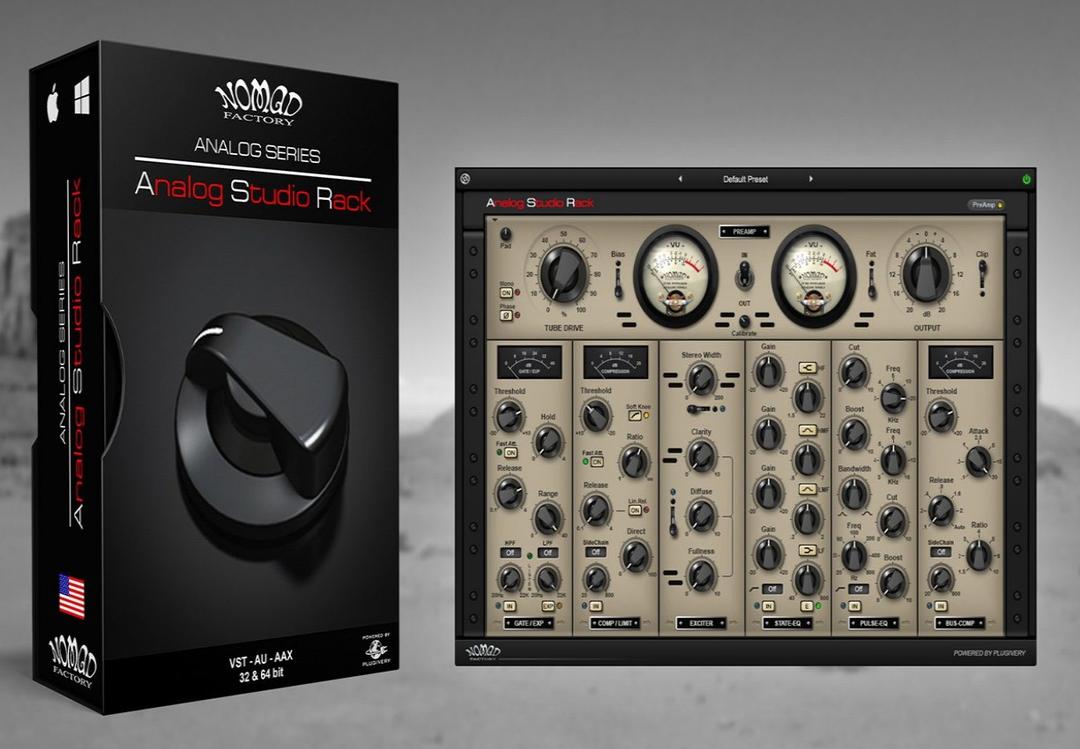 Nomad Factory Analog Studio Rack VST كود رقمي