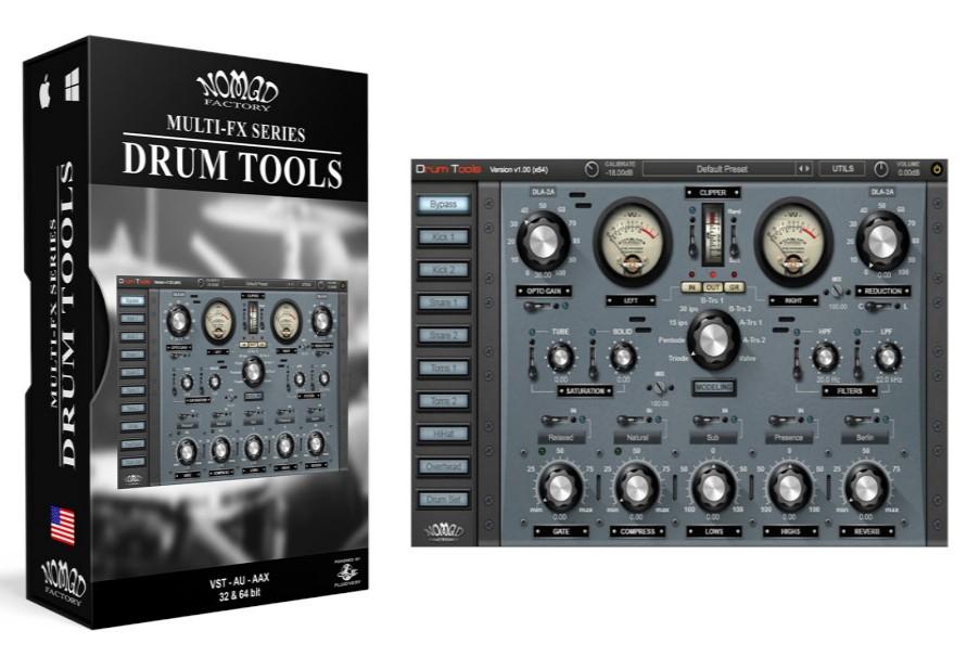 Nomad Factory Drum Tools VST كود رقمي