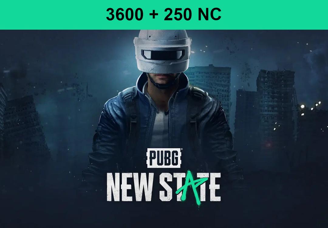 PUBG: NEW STATE - 3600 + 250 NC كود رقمي