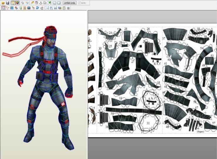 Pepakura Designer 6 Paper Craft Models كود رقمي