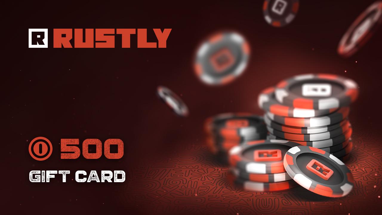 Rustly 500 Coin هدية بطاقة