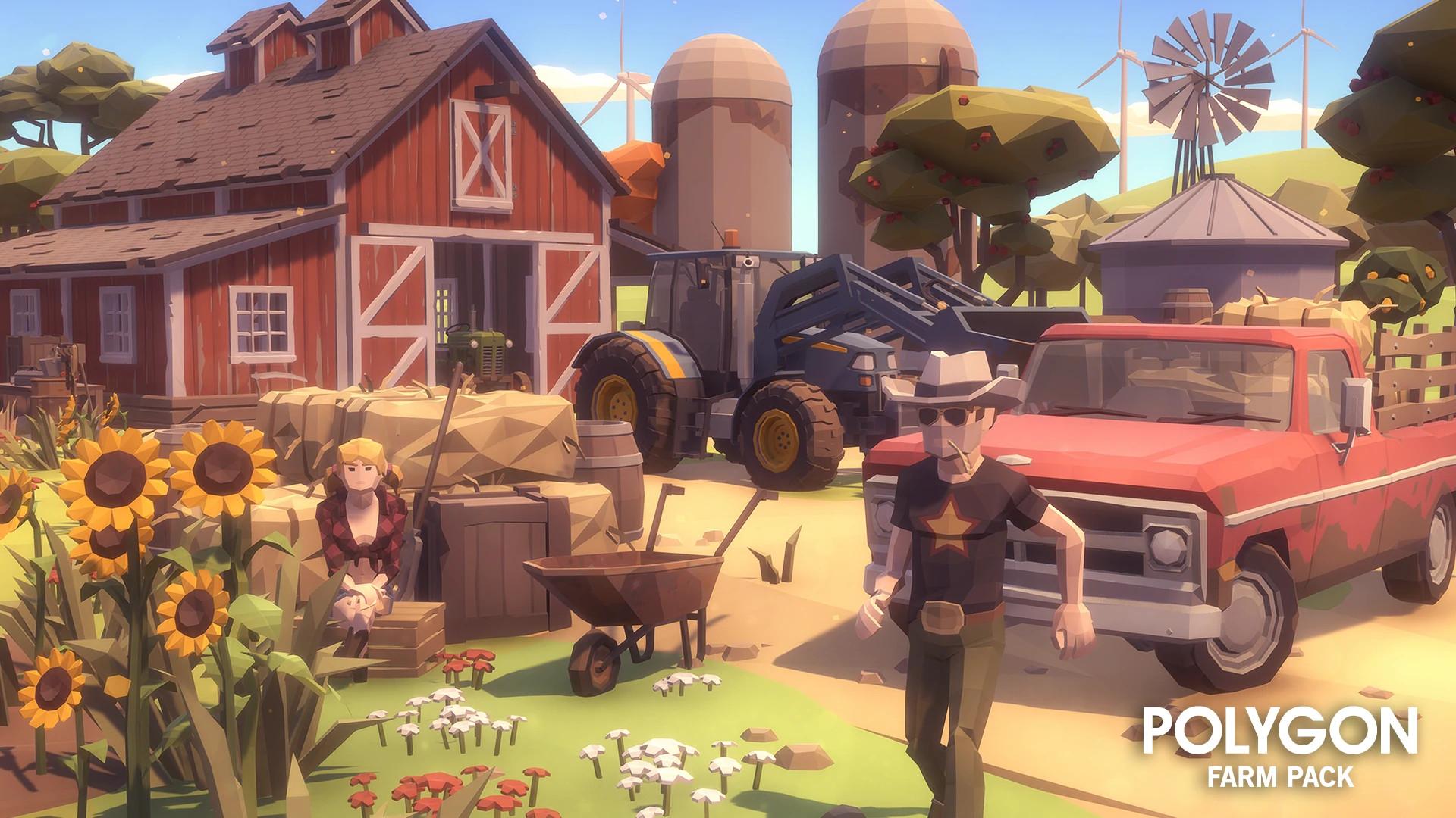 Polygon - Farm, City + Prototype حزمة Digital Download كود رقمي