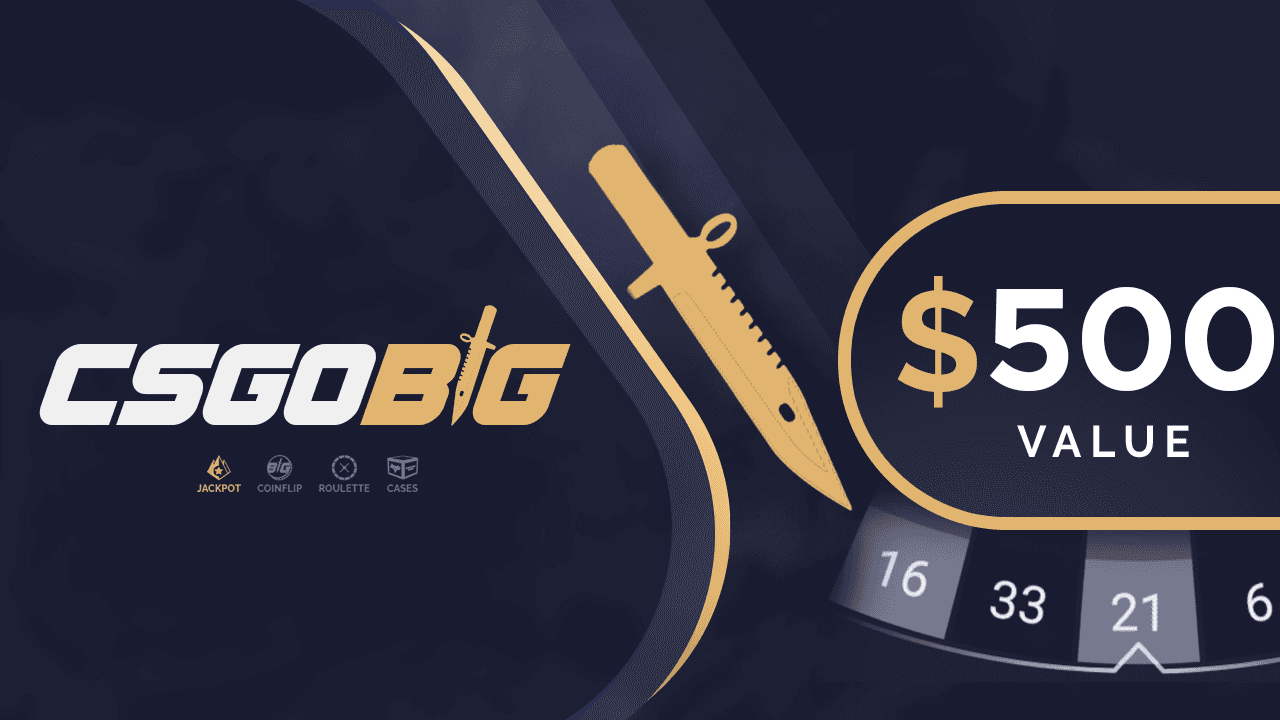 CSGOBIG $500 هدية بطاقة