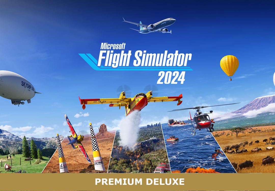 Microsoft Flight Simulator 2024 بريميوم اصدار الديلوكس بي سي رابط هديه ستيم