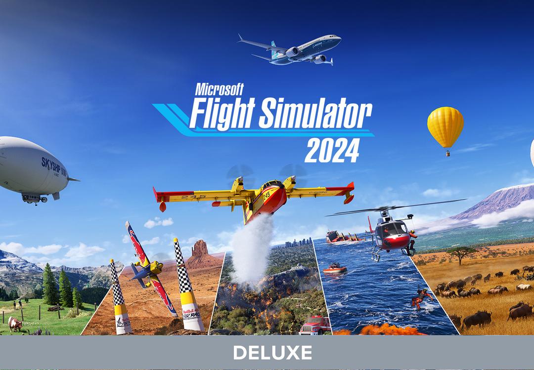 Microsoft Flight Simulator 2024 اصدار الديلوكس بي سي رابط هديه ستيم