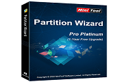 MiniTool Partition Wizard Pro Platinum رخصة مفتاح (1 سنه / 3 اجهزة)