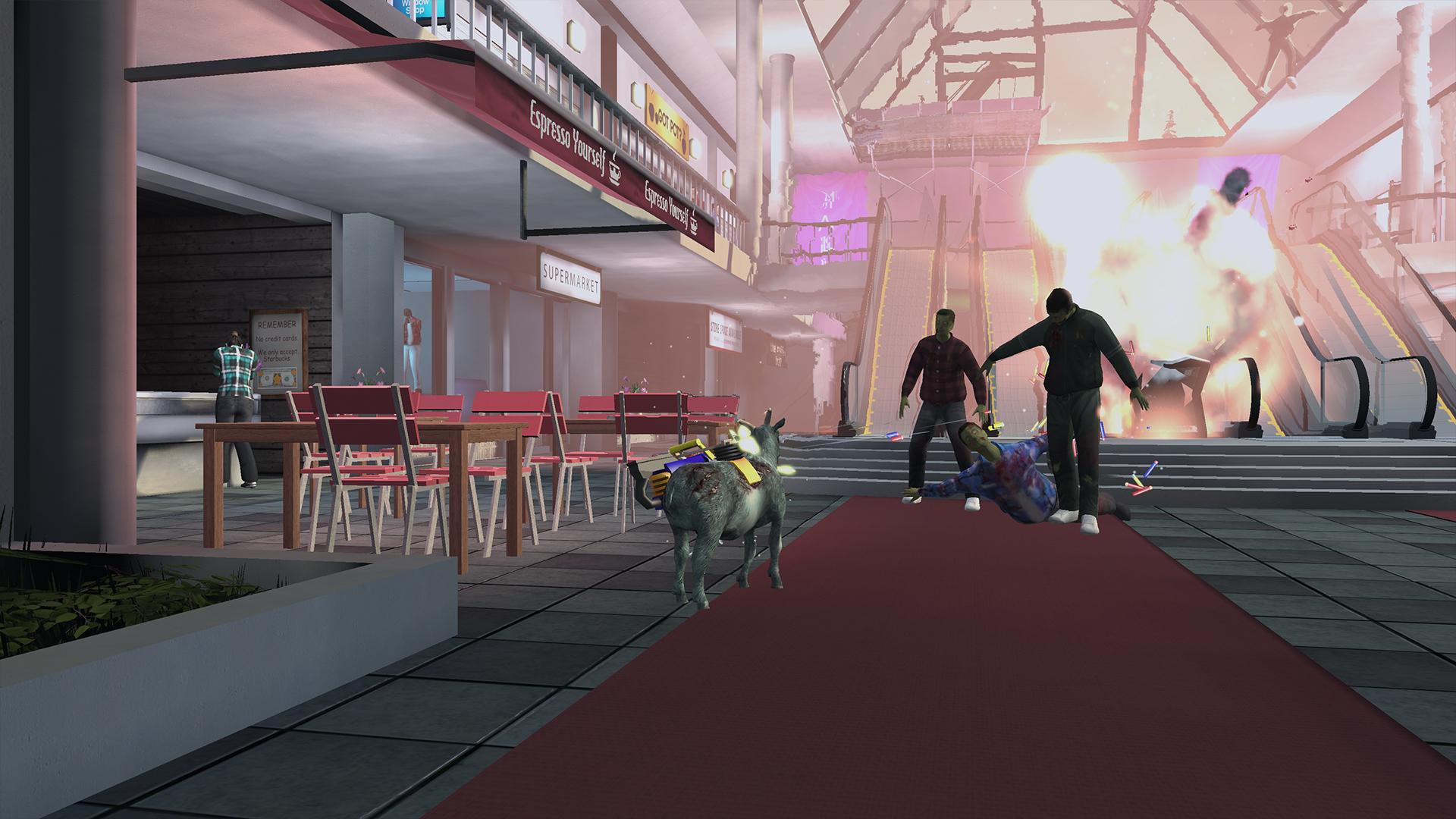 Goat Simulator + Waste Of Space DLC + GoatZ DLC ستيم كود رقمي
