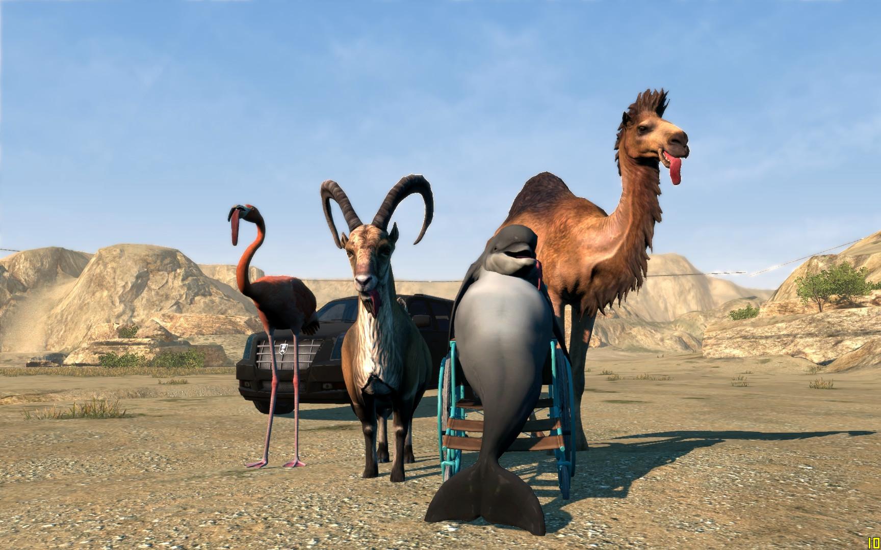 Goat Simulator + Waste Of Space DLC + PAYDAY DLC ستيم كود رقمي