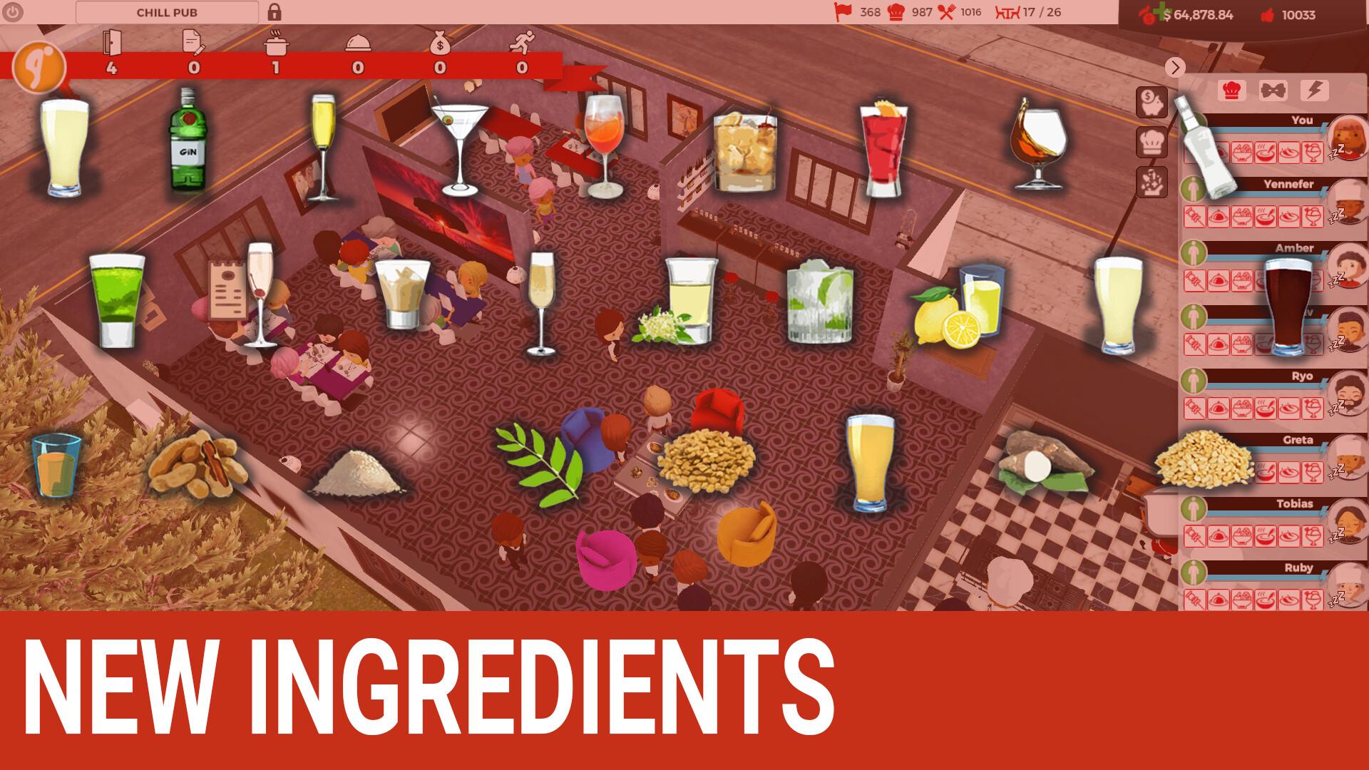 Chef: A Restaurant Tycoon Game Full Menu حزمة بي سي ستيم كود رقمي