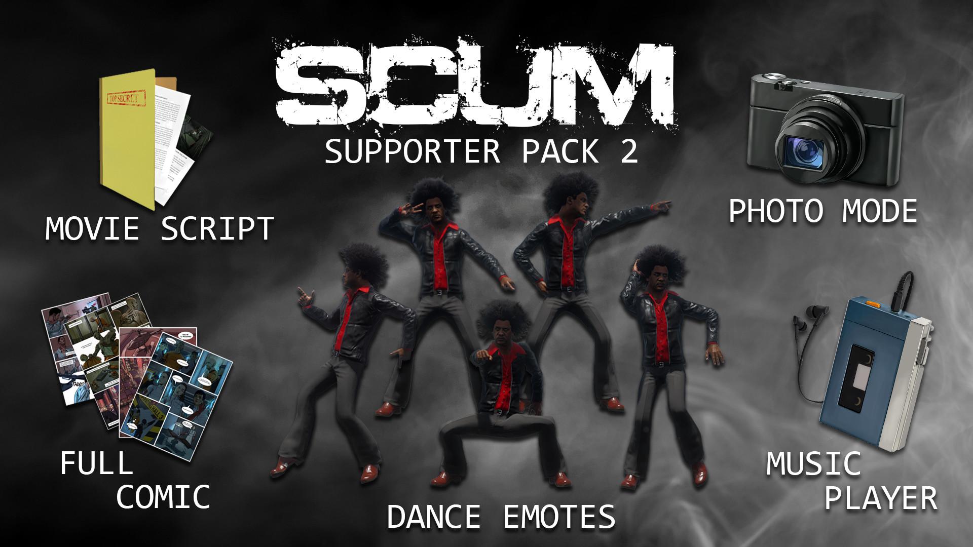 SCUM - Supporter Pack 2 DLC اوروبي بي سي ستيم كود رقمي