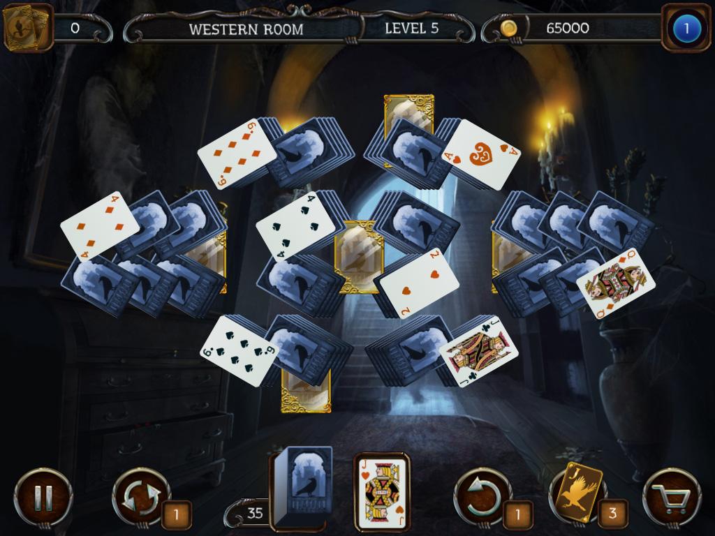 Mystery Solitaire. The Black Raven ايبك قيمز حساب